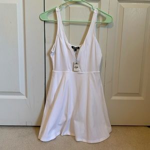 COPY - Express White Skater Dress